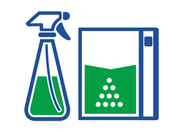 Seacole Liquid And Powder Packaging Icon