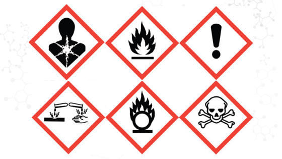chemical hazard symbol