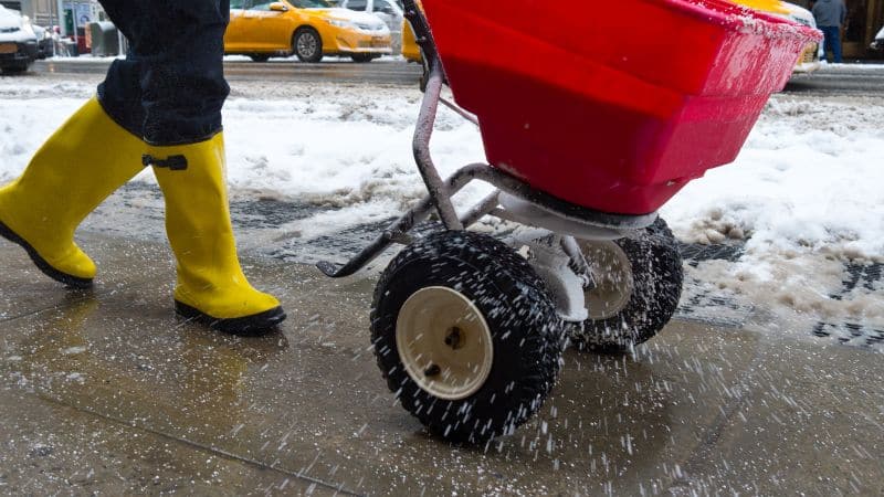 Treating Walkways Before Snow Falls Can Prevent Icy Buildup
